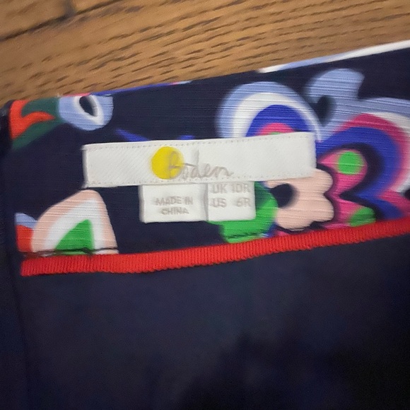 NWOT Boden Pencil Floral Print Women's Skirt Size US  6R UK 10R - Picture 2 of 3